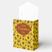 Sonnenblumen Gefälligkeitsbox Geschenkschachtel (Geöffnet)