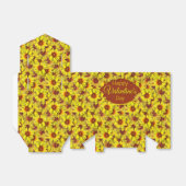 Sonnenblumen Gefälligkeitsbox Geschenkschachtel (Ungefaltet)
