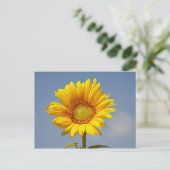 Sonnenblumen gegen Blue Sky Postcard Postkarte (Stehend Vorderseite)