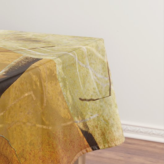 Sonnenblumen Gelb schönes Blumendesign Tischdecke (Beispiel)