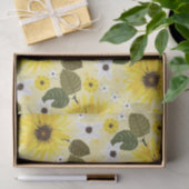 Sonnenblumen Gelb-Tropenblume Seidenpapier (Geschenk)