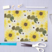 Sonnenblumen Gelb-Tropenblume Seidenpapier (Handwerk)