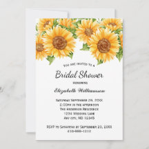 Sonnenblumen Gelbe Blumen Hochzeit Rustikale Braut