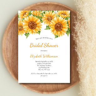 Sonnenblumen Gelbe Blumen Hochzeit Rustikale Braut Einladung