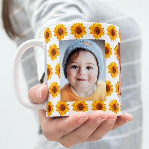 Sonnenblumen Gelbe Fotos Kaffeetasse