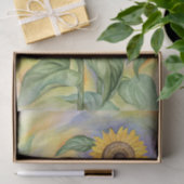 Sonnenblumen Gelbes Dekor Blumenmotive Seidenpapier (Geschenk)