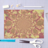 Sonnenblumen Gelbes Dekor Wasserfarben Seidenpapier (Handwerk)