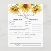 Sonnenblumen Gelbgarten Blumengarten Baby Vorhersa (Vorderseite)