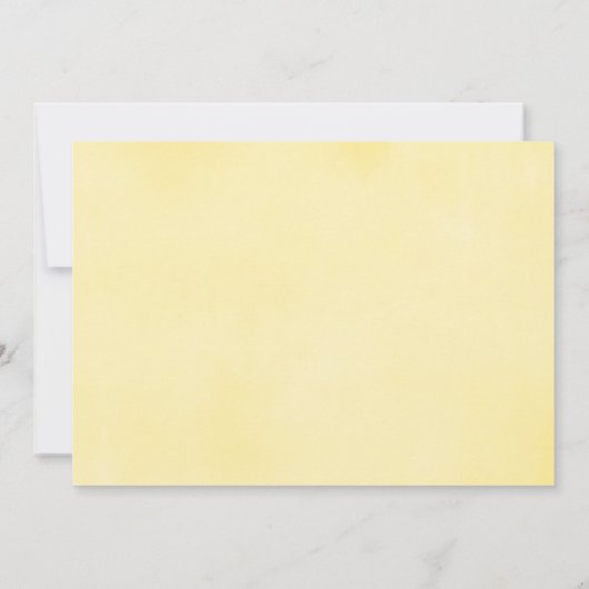 Sonnenblumen Gelbgoldblüten Quinceanera Foto Einladung (Rückseite)