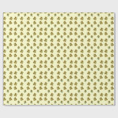 Sonnenblumen Gemustertes Geschenkpapier (Flach)