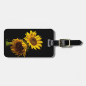 Sonnenblumen  gepäckanhänger (Vorderseite horizontal)