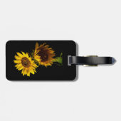 Sonnenblumen  gepäckanhänger (Rückseite horizontal)