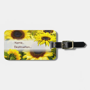 Sonnenblumen Gepäckanhänger
