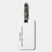 SONNENBLUMEN GEPÄCKANHÄNGER (Rückseite vertikal)