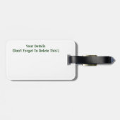 SONNENBLUMEN GEPÄCKANHÄNGER (Rückseite horizontal)