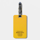 Sonnenblumen Gepäckanhänger (Rückseite vertikal)