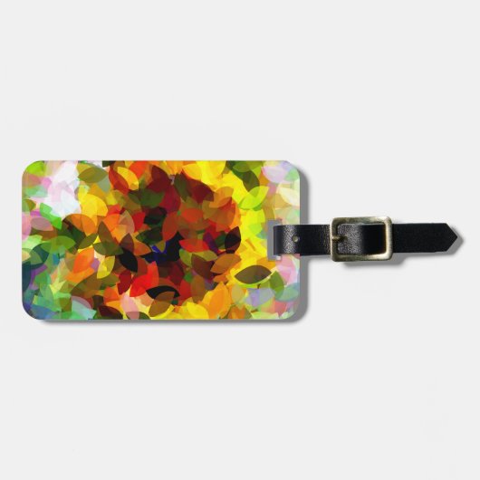 SONNENBLUMEN GEPÄCKANHÄNGER (Vorderseite horizontal)