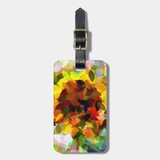 SONNENBLUMEN GEPÄCKANHÄNGER (Vorderseite vertikal)