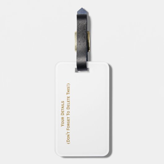 SONNENBLUMEN GEPÄCKANHÄNGER (Rückseite vertikal)