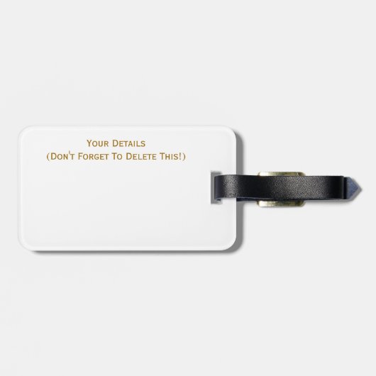 SONNENBLUMEN GEPÄCKANHÄNGER (Rückseite horizontal)