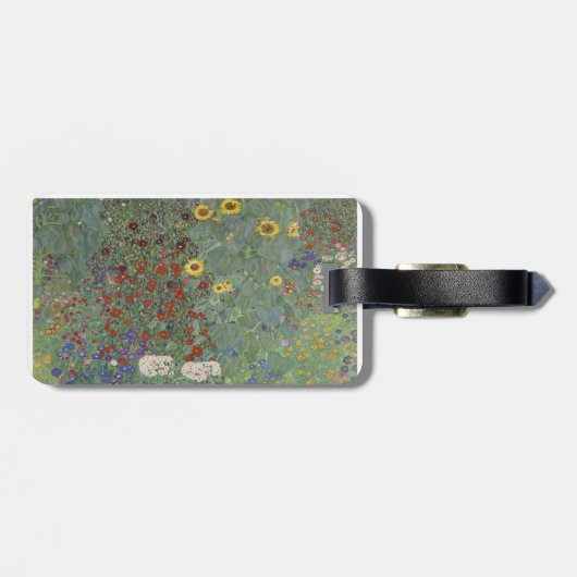 Sonnenblumen Gepäckmarke Gepäckanhänger (Rückseite horizontal)