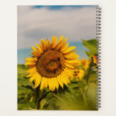 Sonnenblumen Geschenk für Reisen Planer (Rückseite)