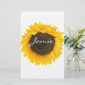 Sonnenblumen Geschenke Briefpapier (Stehend Vorderseite)