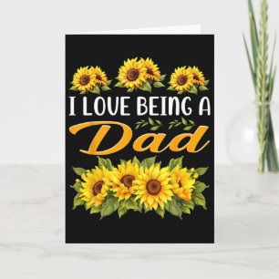 Sonnenblumen-Geschenke Für Papa Schwangerschaftsan Karte