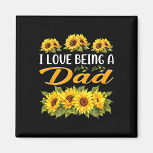 Sonnenblumen-Geschenke für Papa Schwangerschaftsan Magnet