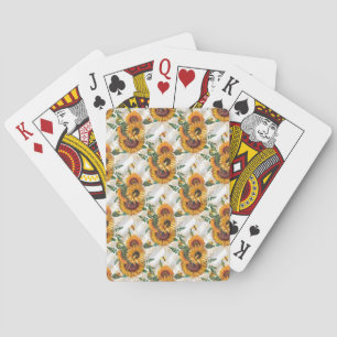 Sonnenblumen Geschenke Schau Dir die Sonnenblume Spielkarten