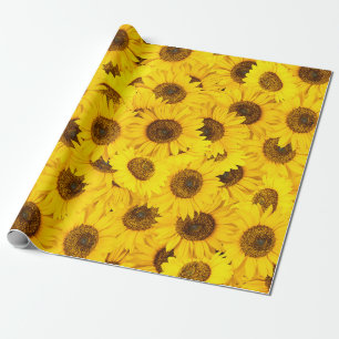Sonnenblumen Geschenkpapier