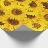 Sonnenblumen Geschenkpapier (Ecke)