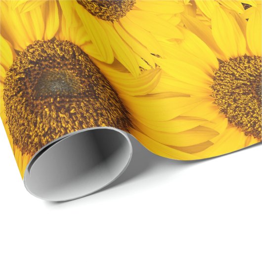 Sonnenblumen Geschenkpapier (Rolleneckpunkt)