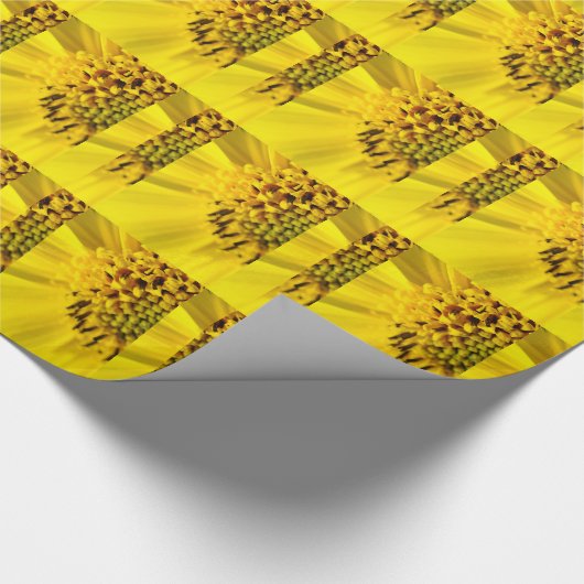 Sonnenblumen Geschenkpapier (Ecke)