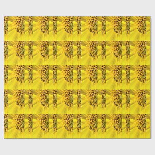 Sonnenblumen Geschenkpapier (Flach)