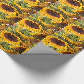 Sonnenblumen! Geschenkpapier (Ecke)