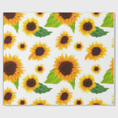 Sonnenblumen Geschenkpapier (Flach)