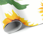 Sonnenblumen Geschenkpapier (Rolleneckpunkt)