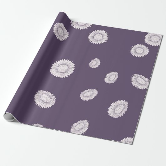 Sonnenblumen Geschenkpapier (Ungerollt)