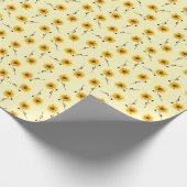 Sonnenblumen Geschenkpapier (Ecke)