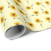 Sonnenblumen Geschenkpapier (Rolleneckpunkt)