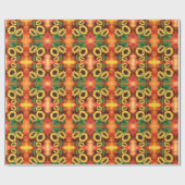 Sonnenblumen Geschenkpapier (Flach)