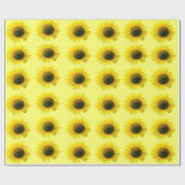 Sonnenblumen Geschenkpapier (Flach)
