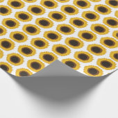 Sonnenblumen Geschenkpapier (Ecke)