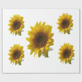 Sonnenblumen Geschenkpapier (Flach)