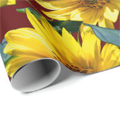Sonnenblumen Geschenkpapier (Rolleneckpunkt)