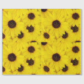 Sonnenblumen Geschenkpapier (Flach)