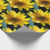 Sonnenblumen Geschenkpapier (Ecke)