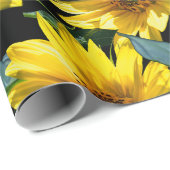 Sonnenblumen Geschenkpapier (Rolleneckpunkt)