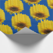 Sonnenblumen-Geschenkpapier Geschenkpapier (Ecke)